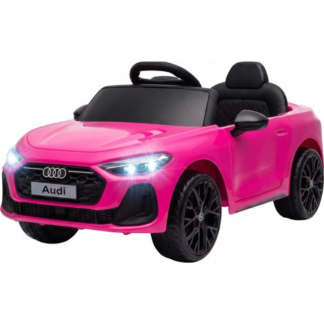 AIYAPLAY Audi A5L Elettrica 12V per Bambini con Telecomando e 2 Motori, Rosa (1/5)