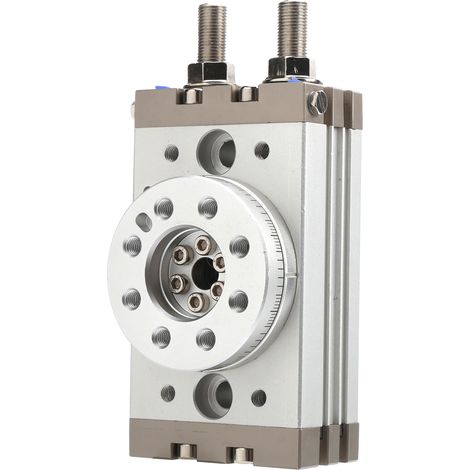 Vérin pneumatique rotatif à crémaillère, alésage 10mm, acier allié, pivotant MSQB10A, quincaillerie industrielle (1/5)