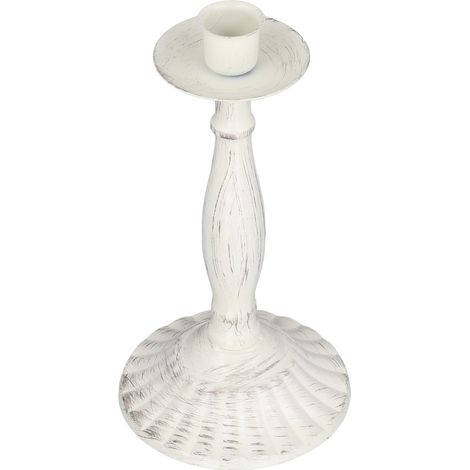 Porte-bougies en Fer Blanc Style Rétro, Socle Décoratif pour Bougies Décoration Intérieure (1/5)