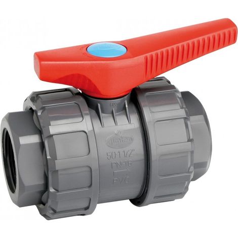 Válvula de esfera hembra roscar PVC - JIMTEN Medidas: 1/2"