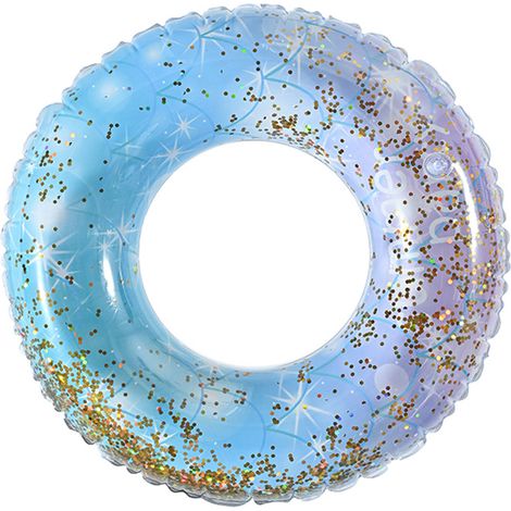 Adorables bouées gonflables pour la natation – adaptées aux adultes et aux adolescents, idéales pour les piscines et les plages.Après gonflage : Diamètre extérieur : 75 cm Diamètre extérieur : 35 cm (1/5)