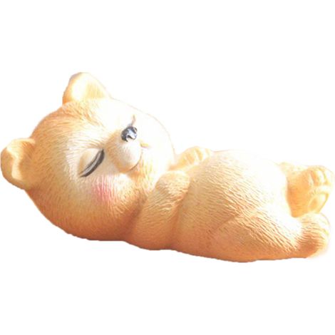 5Pcs Miniature Dog Model Doll Cute Cartoon Decorations Crafts Light for Living Room Tabletop CarLying Dog 3x7cm (1/2)