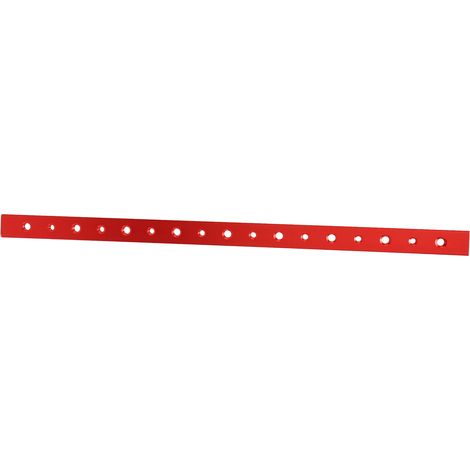 Rainure en T 450mm en aluminium pour guide d'onglet, rail de fraisage menuiserie, bricolage DIY, modification, couleur rouge (1/5)