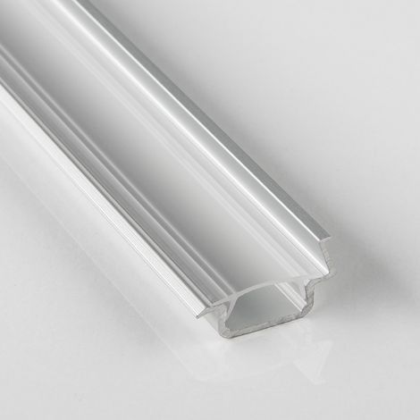 3 Stück SOTECH LED Profil-88 Einlassprofil Einfräsprofil 2000 x 21,5 mm mit klarer Abdeckung 30° Winkel für indirekte Beleuchtung