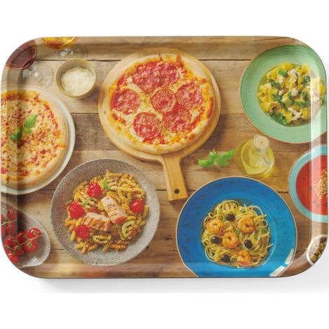 Vassoio antiscivolo per gustosa pasta per pizza 330 x 430 mm - Hendi 508015 (1/2)