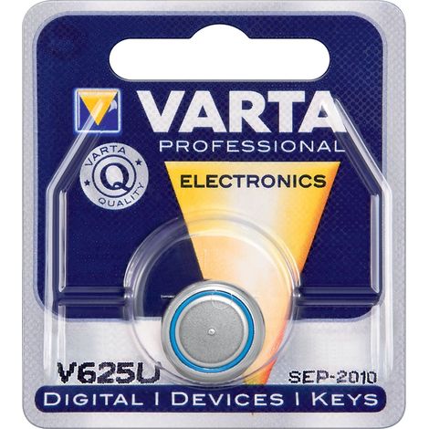 Pile Bouton alcaline – Simple (sous Blister) Varta – V625U / LR9 / PX625A couleur