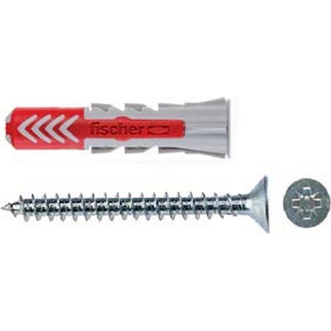 100PZ TASSELLO BI MATERIAL CON VITE "DUOPOWER" - ø mm.6x30