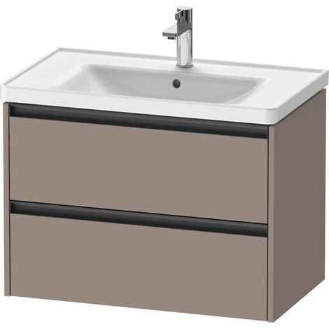 Duravit Ketho.2 Waschtischunterbau wandhängend, 2 Schubkästen, (1/2)