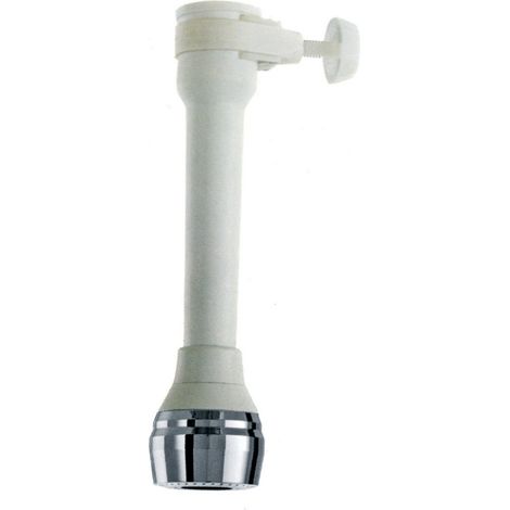CANNUCCIA PER RUBINETTI CON DOCCETTA CROMATA CM. 15
