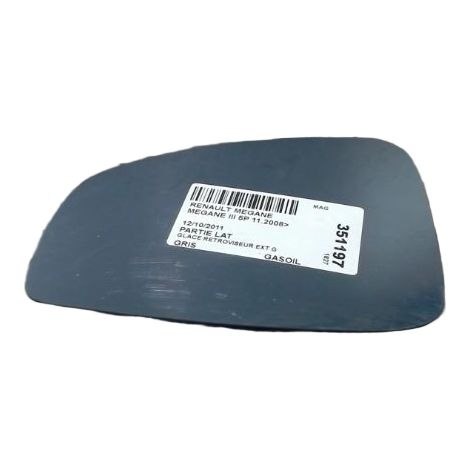 [PRODUIT D'OCCASION] Glace Retroviseur Exterieur G RENAULT Megane III 2008- ♻️ Ref Oe. 963660005r - Garantie à vie (1/3)