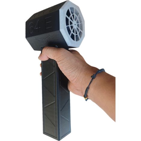 Ventilateur à jet portable 1400 g à poussée élevée, ventilateur puissant à moteur sans balais de 64 mm, turboventilateur à conduit haute puissance, outil de nettoyage de clavier (1/3)