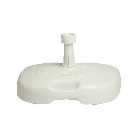 BASE X OMBRELLONE PEHD MEDIUM - BIANCO CM 45X45 F.MM 22/35- 5 pezzi