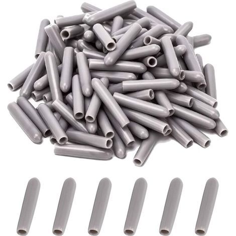 Dishwasher Caps [100 Pieces], Dishwasher Basket Covers, Dishwasher Caps to Protect Dishwasher Basket Pins, Rustproof (Gray) (1/5)
