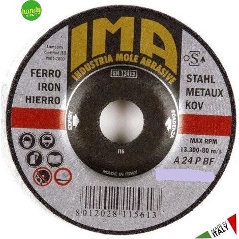 Minidisco ima per ferro piano ø125 x 3,2 x 22,23 mm