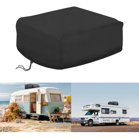Housse de protection pour climatiseur de toit de camping-car Oxford imperméable avec sac de rangement pour voyages extérieurs (1/5)