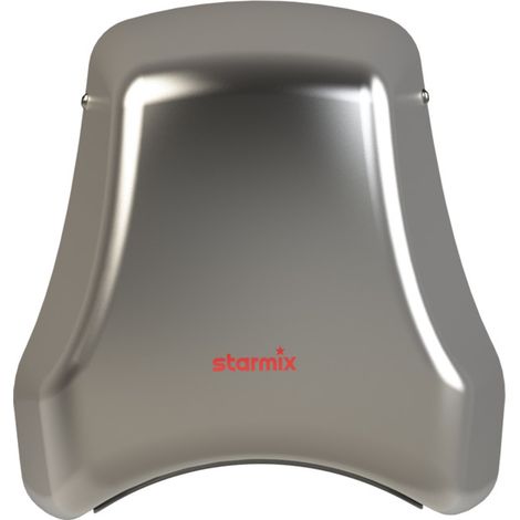 Sèche-mains Starmix Vandalen boîtier en acier inoxydable brossé