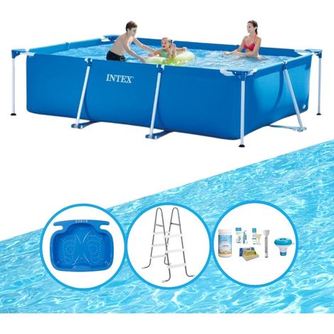 Intex Piscine Tubulaire Rectangulaire - 300x200x75 cm - 4-pièces  S22354