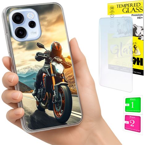 Schutzhülle für Oppo Reno 15F / 15F FS: Fotoschutzhülle, Rückseite + 9H-Glas (1/5)