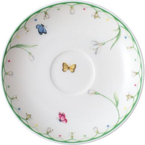 Villeroy & Boch Bunte Frühlings-Espressotasse mit Untertasse