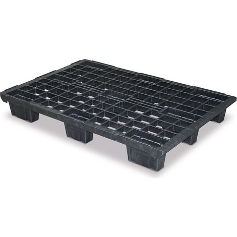 BRB Leichtpalette/Kunststoffpalette im Euromaß, LxBxH 1200x800x153 mm, durchbrochen (1/3)