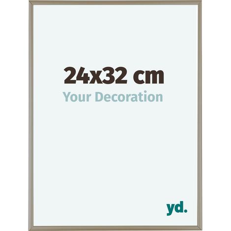 yd. - Cadre photo 24x32 - Champagne - Aluminium - Kent