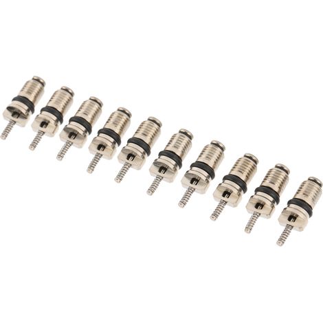 50 pièces Noyau de valve climatisation Auto Système AC Haute Pression Tige de valve pour série R134 (1/5)