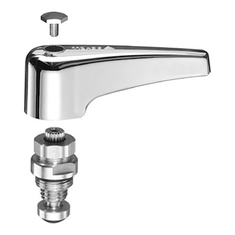 Schell Spezial-Oberteil G 3/8 AG, MS, m Hebel, Betät. Kunststoff (1/2)