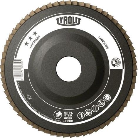 Disque lamelles 125mm K 60 Tyrolit (1/4)