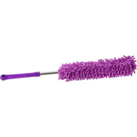 Waschbarer, teleskopierbarer Chenille-Staubwedel mit Griff für die Haushaltsreinigung (1/5)