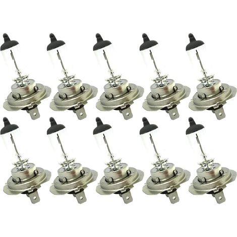 10 ampoules halogènes h7 24v 70w px26d, éclairage intense pour camion, remorque, maagricole