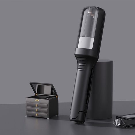 Tondeuse à cheveux rechargeable pour pointes fourchues – Nouvelle tondeuse portable, facile à utiliser et qui protège les cheveux, idéale pour les voyages (noire) (1/5)