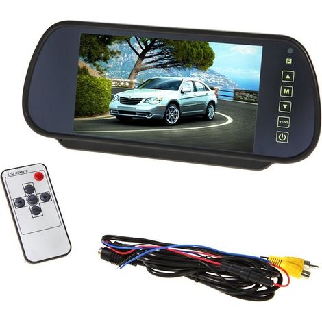 TRADE SHOP - Specchietto Retrovisore Monitor 7 " Bluetooth Vivavoce Touch Screen Usb Sd Mp5 - (1/5)