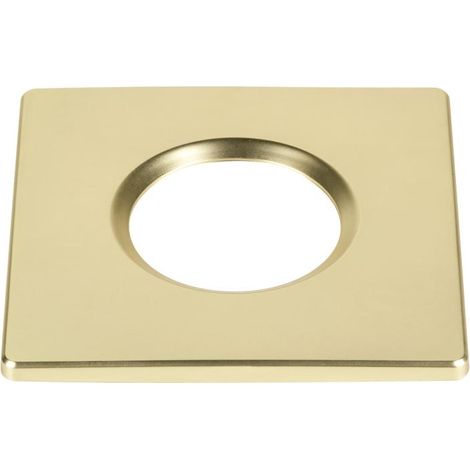 Collerette UNIVERSAL DL fixe carré or IP65 et RE2020 associé à ref 1008065 - SLV - 1008098
