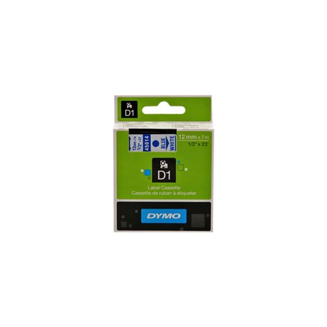 DYMO Cinta 1000 Azul-Blanco 12mm x 7mt D1