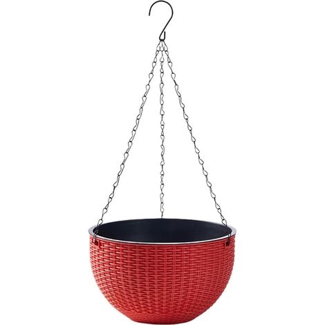 Panier suspendu pour jardinières suspendues en rotin, la décoration intérieure et extérieure (1/5)