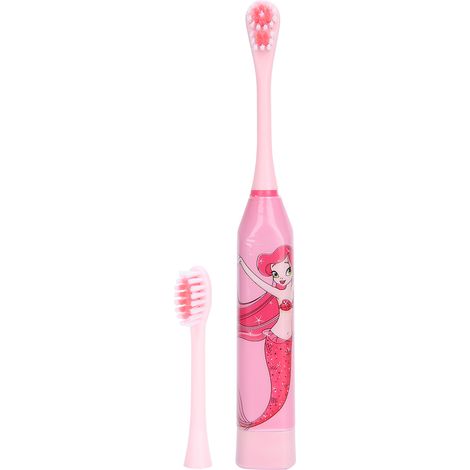 Brosse à dents électrique enfant - Modèle cartoon adorable pour soin bucco-dentaire - Rose (1/5)