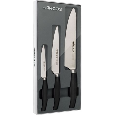 Arcos Set di coltelli da cucina serie Clara, 3 pezzi.