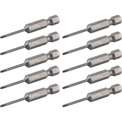 10 Pieces Electric Screwdriver Bits, 2mm Magnetic Cross (1/5)