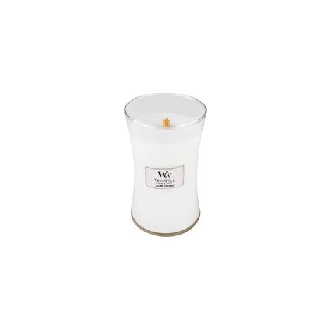 Woodwick - island coconut vase juicy coconut - scented candle 6095g