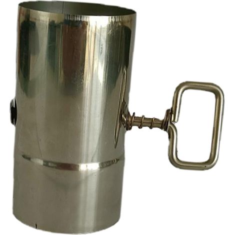 Tuyau D'échappement Réglable Résistant aux Hautes Températures en Acier Inoxydable Argenté pour Poêle Extérieur pour Réchauds de Camping et Cheminée Extérieure et Cheminée Extérieure (1/5)