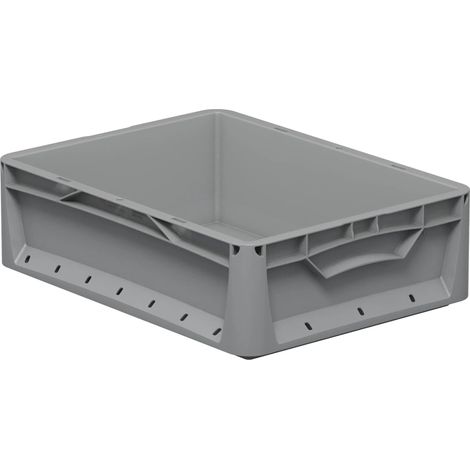 Eurobox 40x30x12cm grau 11,4 l (1/5)