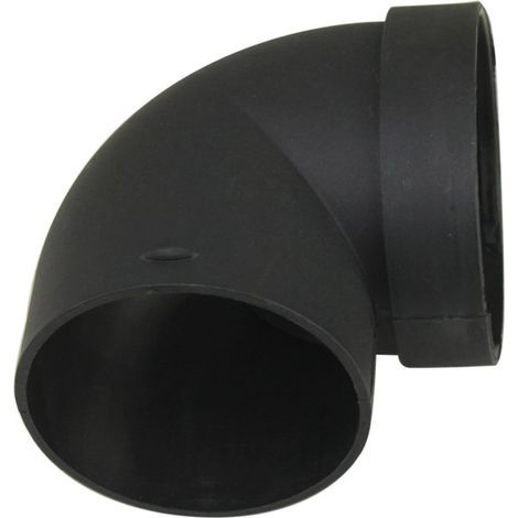 Raccord de sortie d'air coudé pour chauffage sur pied, tuyau coudé, en PVC, 75 mm (1/5)