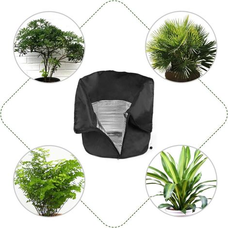 En stock : housse isolante respirante et absorbante pour plantes de jardin, housse de protection durable en PP pour arbres fruitiers, résistante au froid et au gel (1/5)
