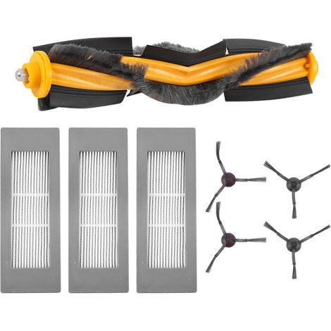 Packung mit 8 Seitenbürsten und Filtern für den Ecovacs Deebot Ozmo 900 DN5G Saugroboter (1/5)