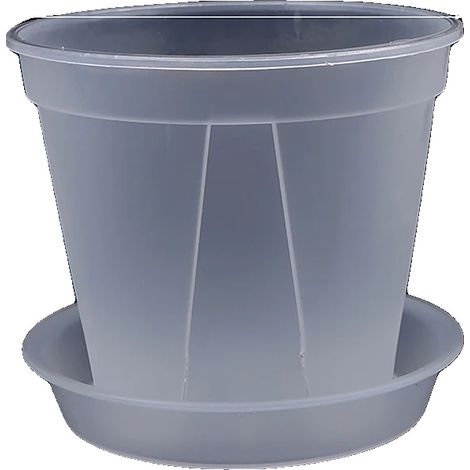 Maceta transparente, material duradero, diseño elegante, F (1/2)