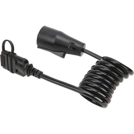 Adaptateur 7 broches à lame plate vers 4 broches pour remorque, étanche à la poussière, pour voitures, camions et camping-cars (1/5)
