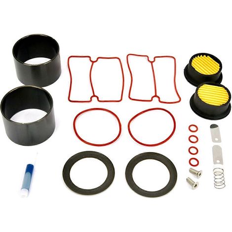 Kit de réparation pour compresseur d'air sans huile 750 W, pompe à vide, compresseur d'air silencieux sans huile, chemise de cylindre, piston, segment de cylindre (1/5)