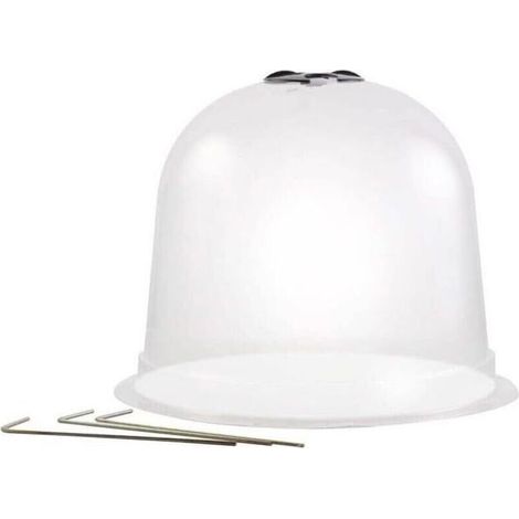 Cloches à Salade en Plastique Transparent – Lot de 6 Coupoles Réutilisables pour Légumes, Herbes et Pousses (1/5)
