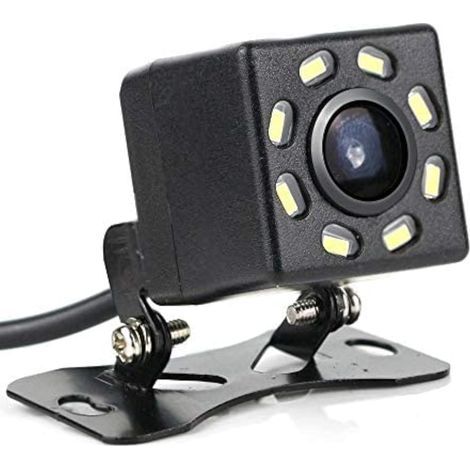 Caméra de recul Ultra HD avec vision nocturne, 8 LED, angle de 170°, étanche, 12V, universelle pour voiture et camion (1/5)