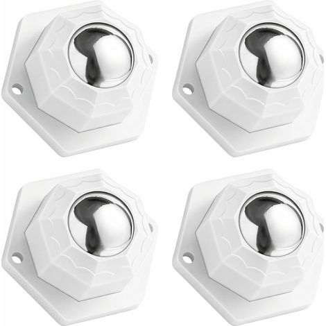 4 Pièces Roulettes pour Meubles, Roulette Charge Lourde - Universelles Adhésives  Poulie Mobile Rotative pour Charges Lourdes
